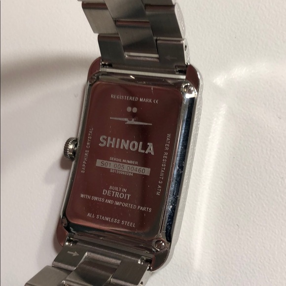 Shinola Blue and Silver Muldowney 32mm watch